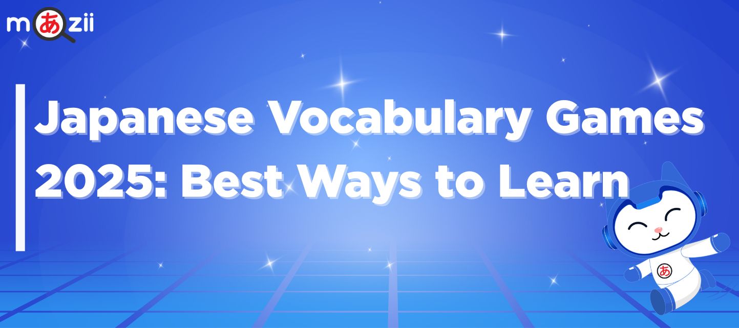 Japanese Vocabulary Games 2025: Best Ways to Learn