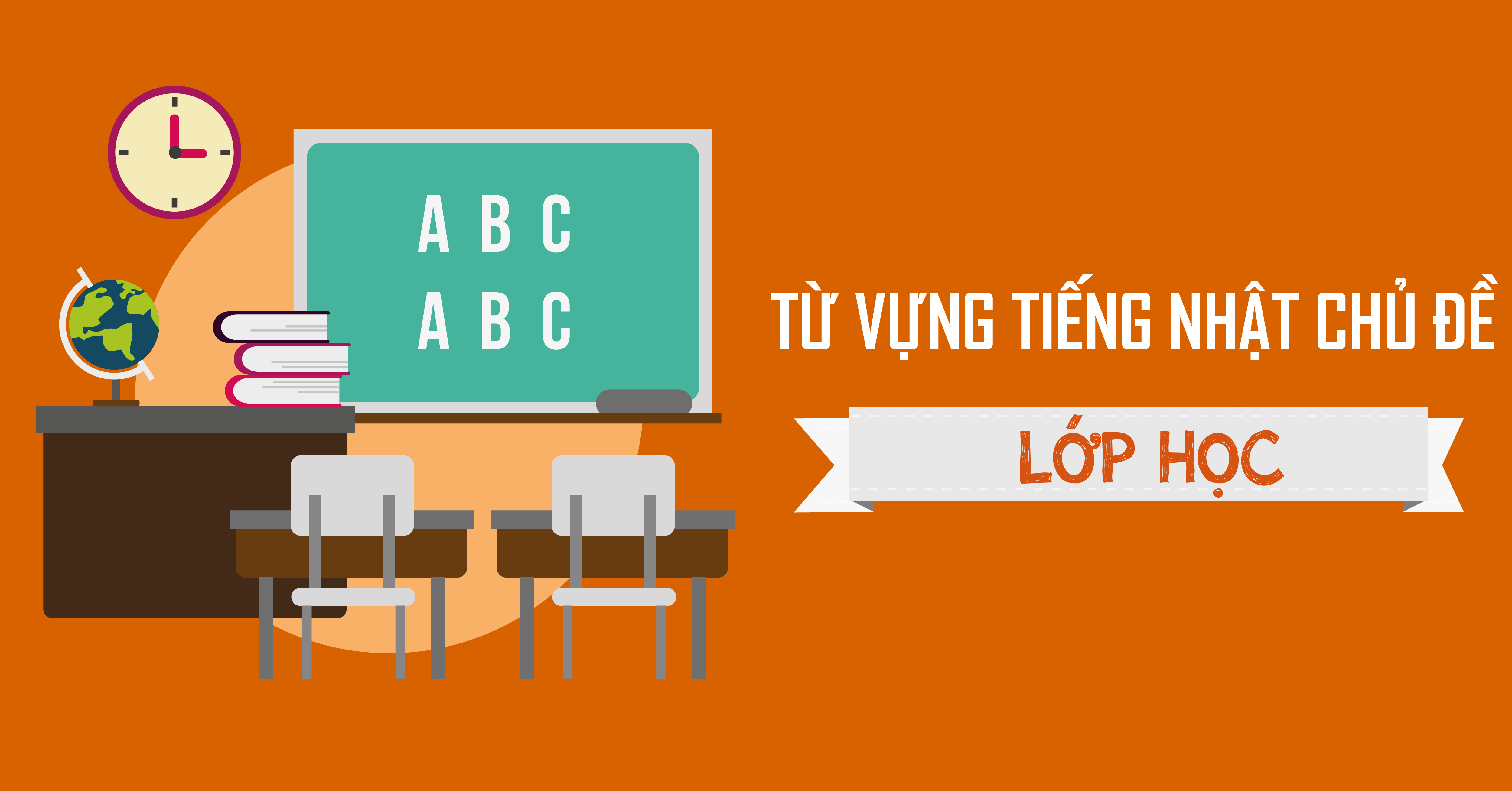 từ vựng chủ đề lớp học